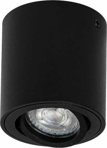 Aufbauleuchte SPOT SURFACE ROUND mit GU10-Fassung schwarz 