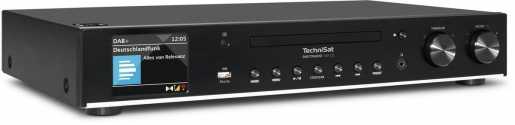 HI-FI Komponente Digitradio 143 CD Empfang für DAB+ Streaming CD-Player schwarz 
