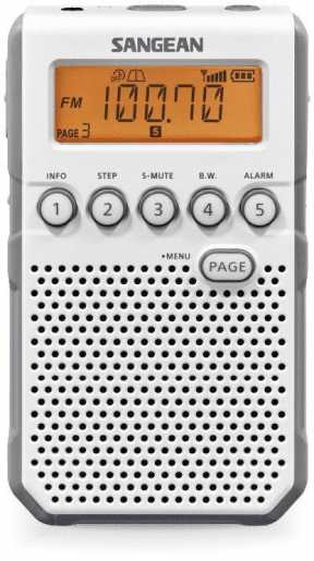 Radio DT-800 Wecker RDS weiß 