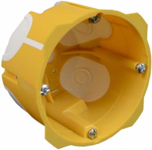 Gerätedose luftdicht für Hohlwand 1-fach 70x68x50 mm 