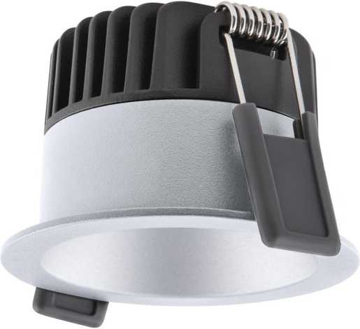 Einbaustrahler SPOT DARKLIGHT 8W 930 PS DIM IP44 silber 
