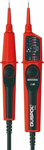 DUSPOL analog Spannungsprüfer Cat IV 600 V Anzeige LED/Tauchspule Drehfeld IP65 