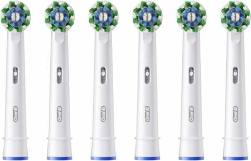 Aufsteckbürsten 6 Stück Pro CrossAction weiß 