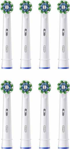 Aufsteckbürsten 8 Stück Pro CrossAction weiß 