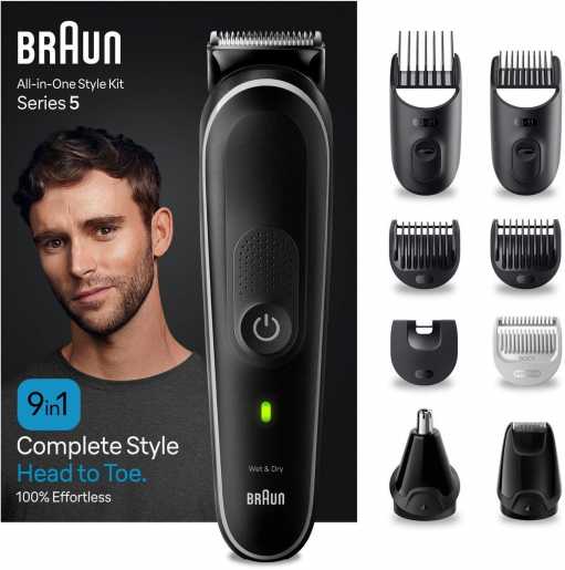 Bodygroom 9-in-1 Styling-Set 5 MGK5410 Bart Körper Haar grau 