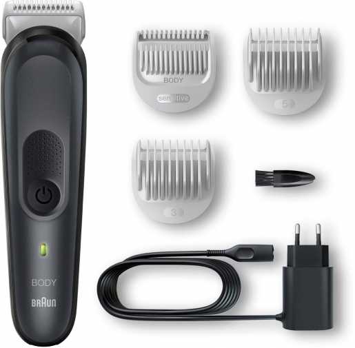 Bodygroom BG3350 Ganzkörperpflege mit der SkinShield-Technologie 3 Tools 