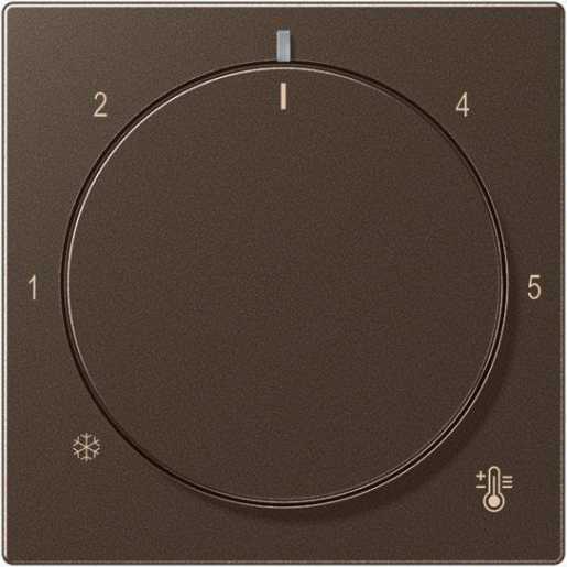 Abdeckung für Thermostat mokka A 1749 BF MO 
