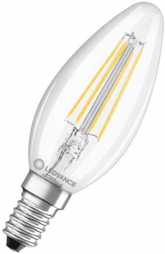 LED Kerzenlampe LED CLASSIC B dimmbar CRI97 Superior 4,2W 927 Filament klar E14 
