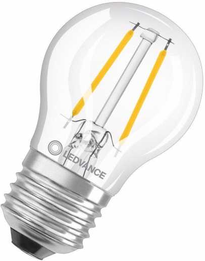 LED Tropfenlampe LED CLASSIC P Performance dimmbar 4,8W 827 Filament klar E27 
