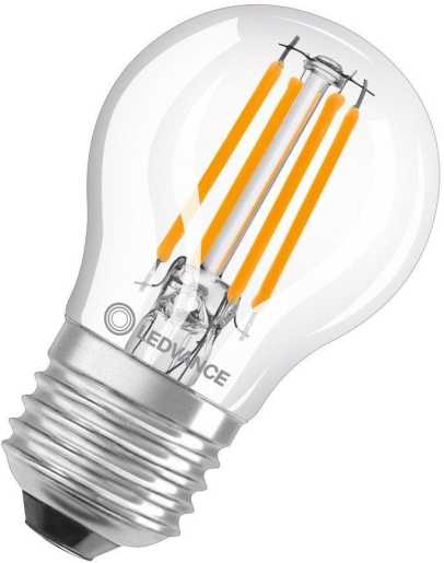 LED Tropfenlampe LED CLASSIC P Performance 5,5W 827 FIL CL E27 