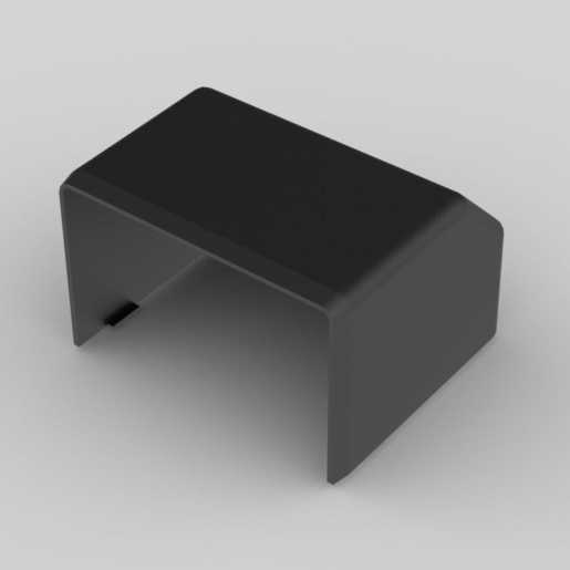 Endstück für Elektroinstallationskanal LH 60X40 