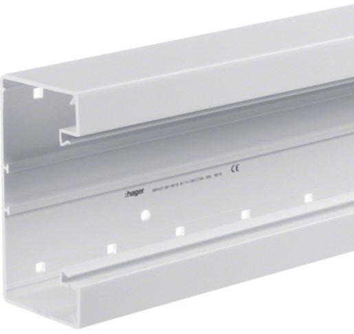 Brüstungskanalunterteil zu tehalit.BRHP halogenfrei 65x130mm in verkehrsweiß 