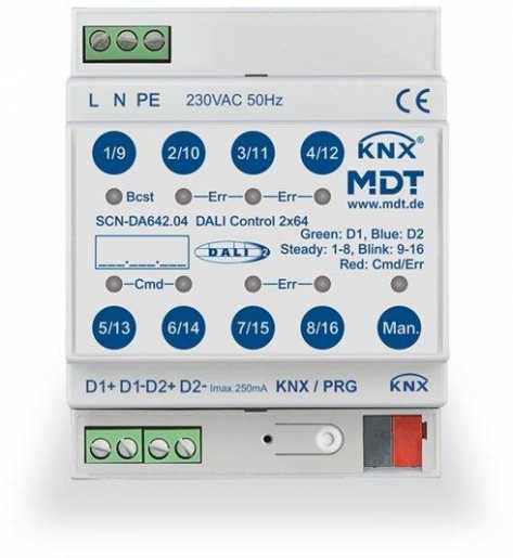 DALI Control 2x64 Gateway 4TE REG 