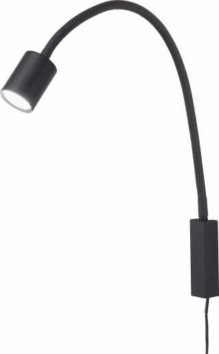 Justi Bettleuchte Flex schwarz 1xGU10-LED 