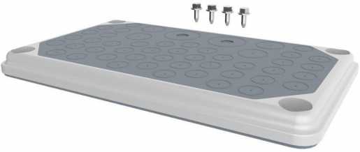 Flanschplatte 2-Komponenten-Kunststoff bis IP55 Ø 3-30 mm 