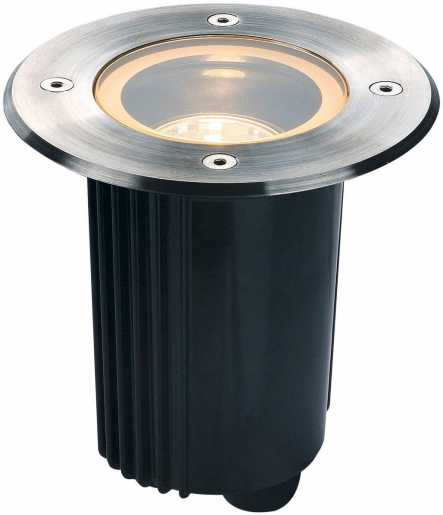 DASAR 80 Outdoor Bodeneinbaustrahler QPAR51 IP67 rund edelstahl 316 max.35W 