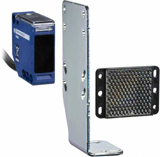 Optoelektronischer Sensor XUK Reflex Set Sn 7m 24-240VAC/DC 2m-Kabel 