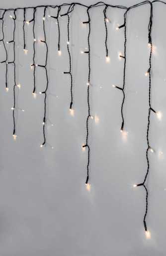 CRISPY ICE WHITE LED-Vorhang 480 11900x550 Schwarz 