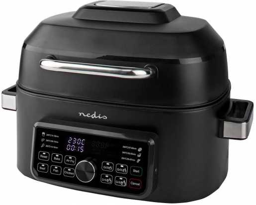 Heißluft Fritteuse 6 Liter 1660W schwarz 