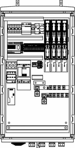 AC-Sammelschrank A4 1080/320 4x160L-LS250MA-FRT(ABB) ÜA(4+0)B/C AP AT 