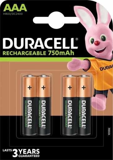 Wiederaufladbare Batterien AAA 750mAh 