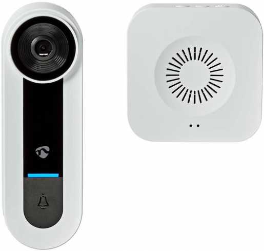 SmartLife Video-Türsprechanlage IP65 mit Bewegungssensor weiß 