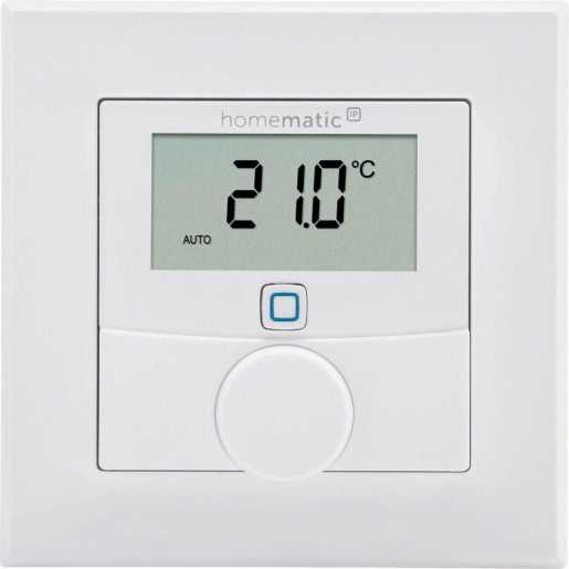 Wandthermostat mit Schaltausgang für Markenschalter 