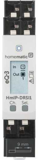 Schaltaktor für Hutschienenmontage HmIP-DRSI1 