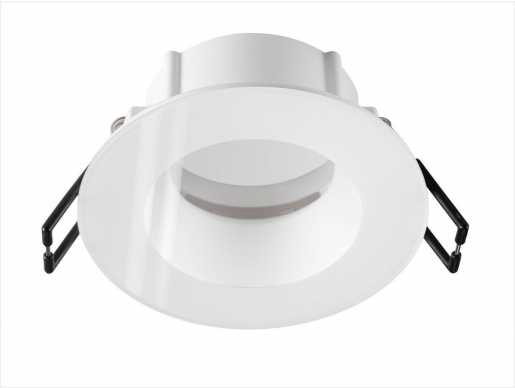 NEW TRIA 68 Deckeneinbauring D: 8,3 H: 3,55 cm IP 65 inkl Glas weiß 