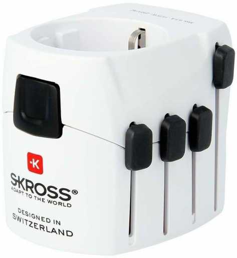 Reiseadapter World PRO Geerdet 