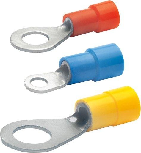 Isolierter Quetschkabelschuh DIN 46237 rot 