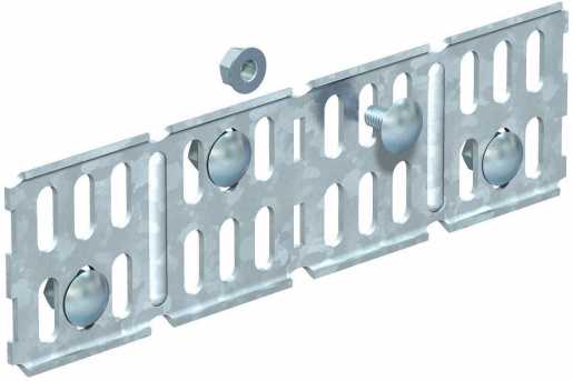 Längs- und Winkelverbinder für Kabelrinne horizontal 60x200 St FS 