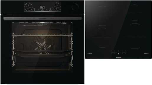 Einbauset Backofen BOS6737E06BG + Induktionskochfeld GI6401BSC 