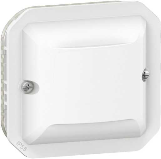 PLEXO NEW 2-Leiter FR-Bewegungsmelder IP55 170° 100W LED Farbe: Grau/Weiß 