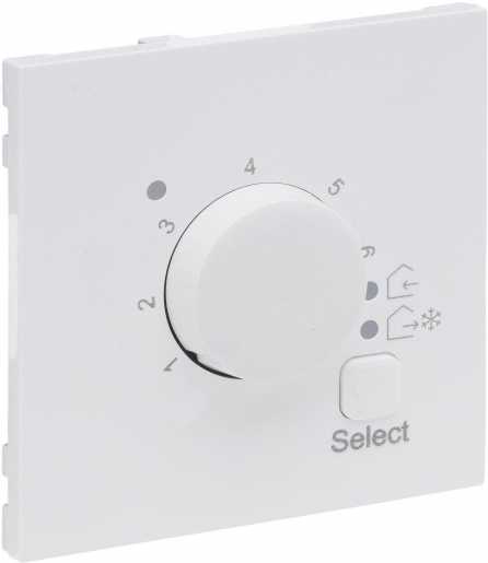 SEANO Abdeckung elektronisches Fussbodenthermostat Farbe: Ultraweiß 