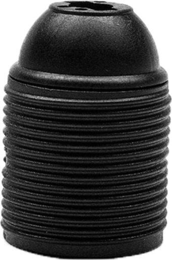 Lampenfassung 120/04 Kunststoff E27 Schraubfassung schwarz 