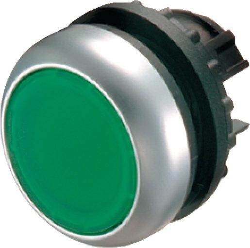 Leuchtdrucktaste flach grün blanko IP67 M22-DRL-G 