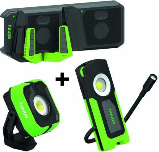 LED-Set HUPlightWL1500 & HUPlightLW1000 & HUPlightWLcharger 