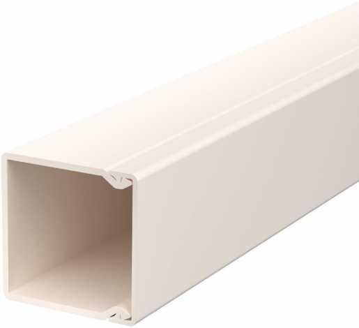 Leitungsführungskanal mit Bodenlochung 40x40 mm cremeweiß 