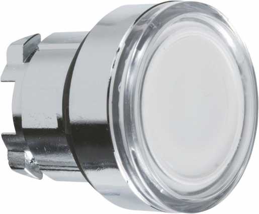 Frontelement Leuchtdrucktaster Ø 22 mm weiß ZB4-BW313 
