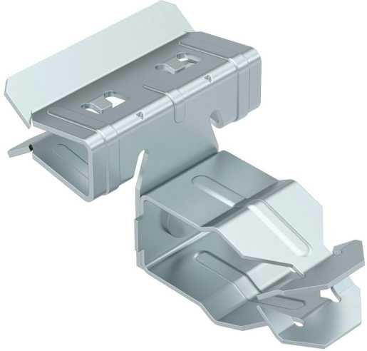 Trägerklammer mit Rohraufnahme 20 mm 4-10mm Stahl Zinklamelle 