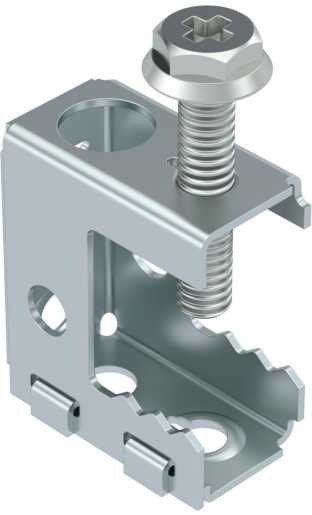 Trägerschraubklammer 2-13mm Stahl Zinklamelle 
