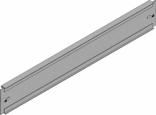 Blindblende KS Breite C Höhe 100mm inkl. Schubklemmen und Schrauben 