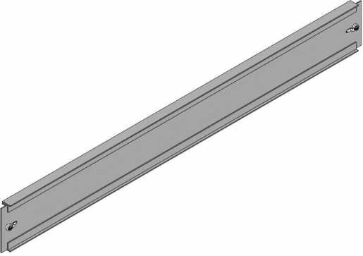 Blindblende KS Breite D Höhe 100mm inkl. Schubklemmen und Schrauben 
