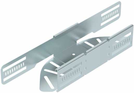 Bogen winkelverstellbar horizontal 60x100 Stahl bandverzinkt 
