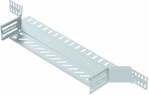 Anbau-Abzweigstück für Kabelrinne 60x400 Stahl bandverzinkt 