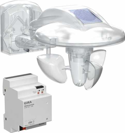 Wettersensor + Wetterzentrale (REG) KNX 