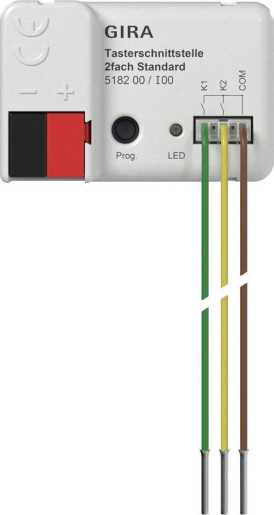 Tasterschnittstelle 2-fach Standard KNX Secure 