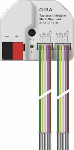 Tasterschnittstelle 8f Standard KNX Secure 
