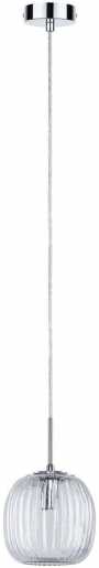 LED Pendelleuchte Ruya E14 max. 20W Glas/Chrom 